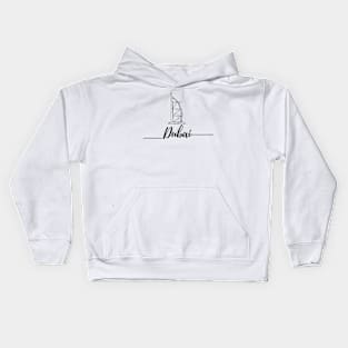 Dubai Burj Al- arab 2 Kids Hoodie